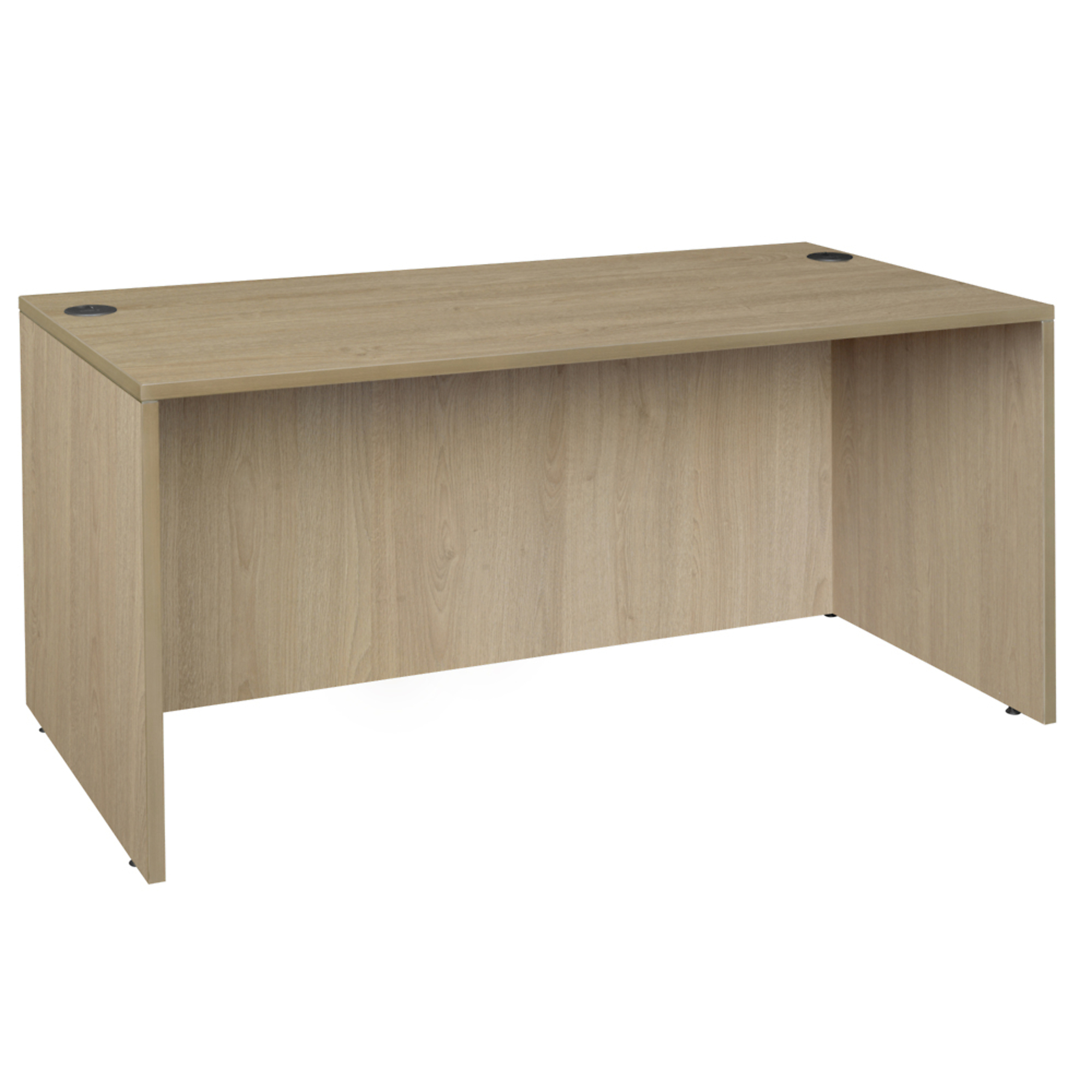 Regency Legacy Desk Shell — 60in. Length, Noble Oak, Wire Management Grommets, Model# LDS6030NO